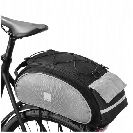 Torba rowerowa na bagażnik SAHOO Sakwa + pokrowiec przeciwdeszczowy