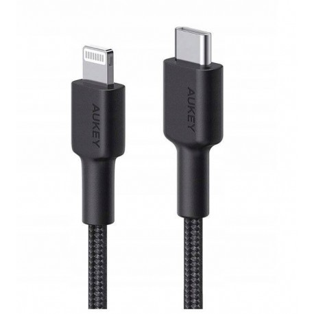 Kabel USB-C lightning MFI iPhone Aukey CB-CL03 2m